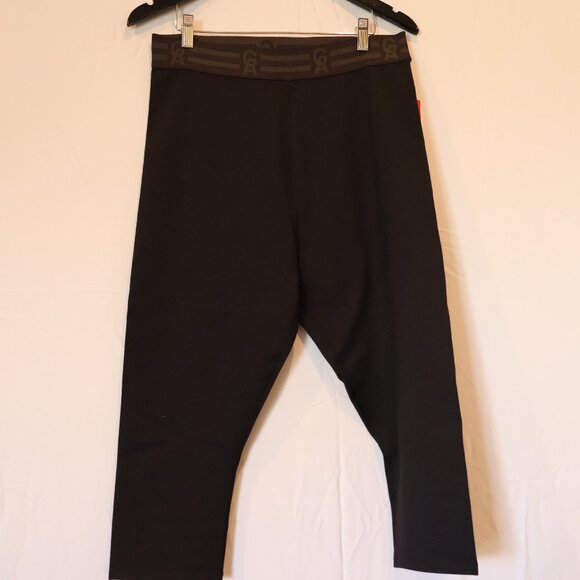 NWT Good American Capri-Length High-Waisted Leggings – Black – Size 5 (16–18) - Picture 2 of 6